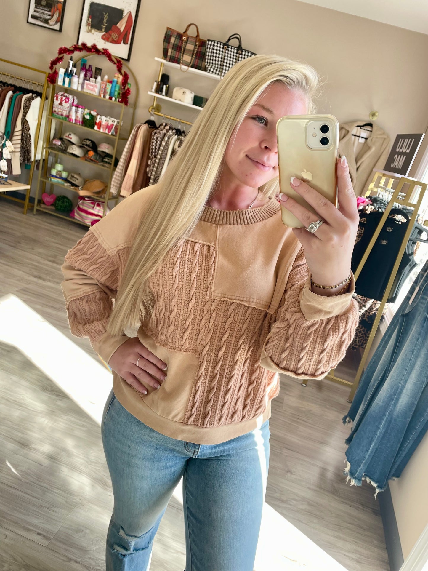Taupe Cable Top