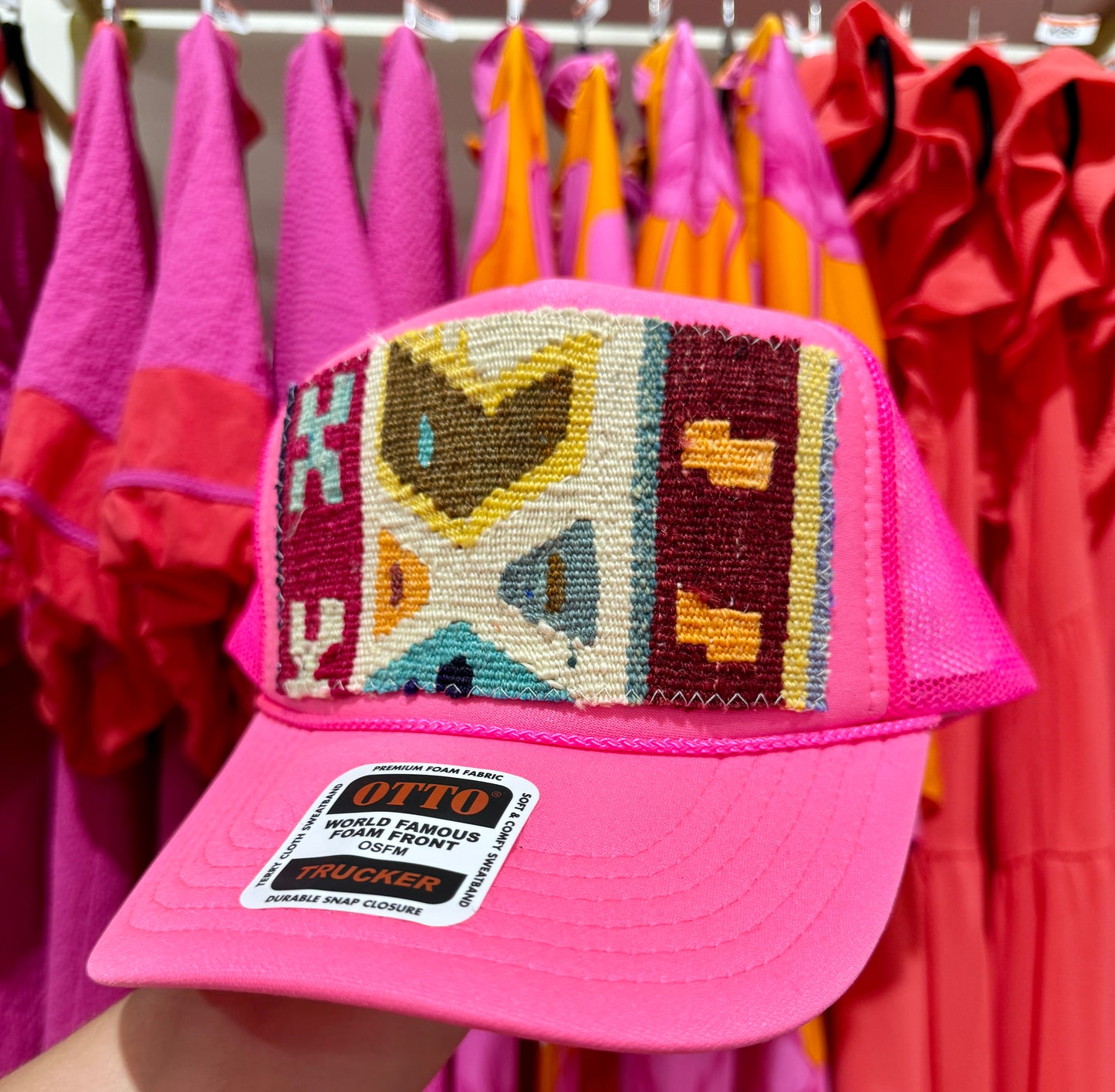 Orijinal Trucker Hat Hot Pink