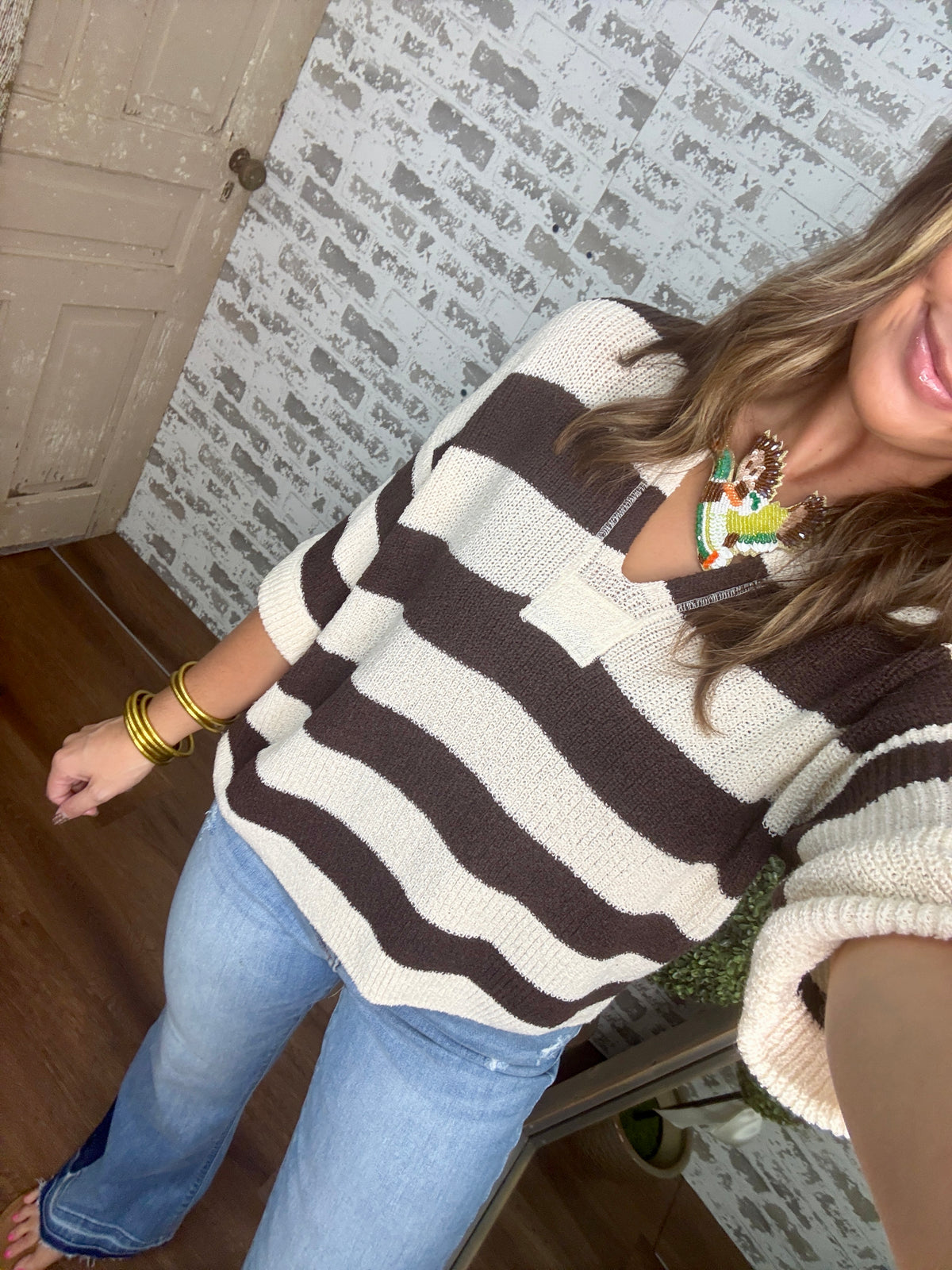 Bourbon Stripe Sweater