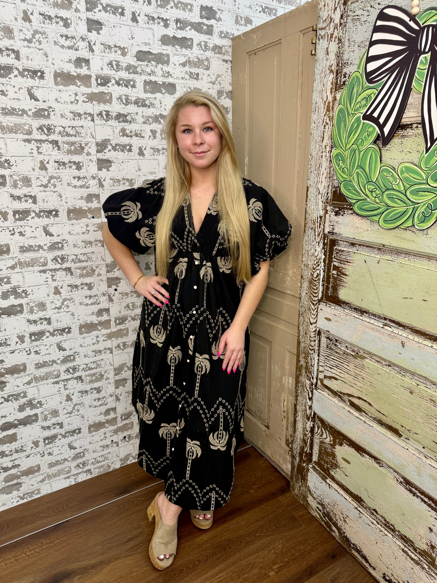 Cancun Embroidered Dress