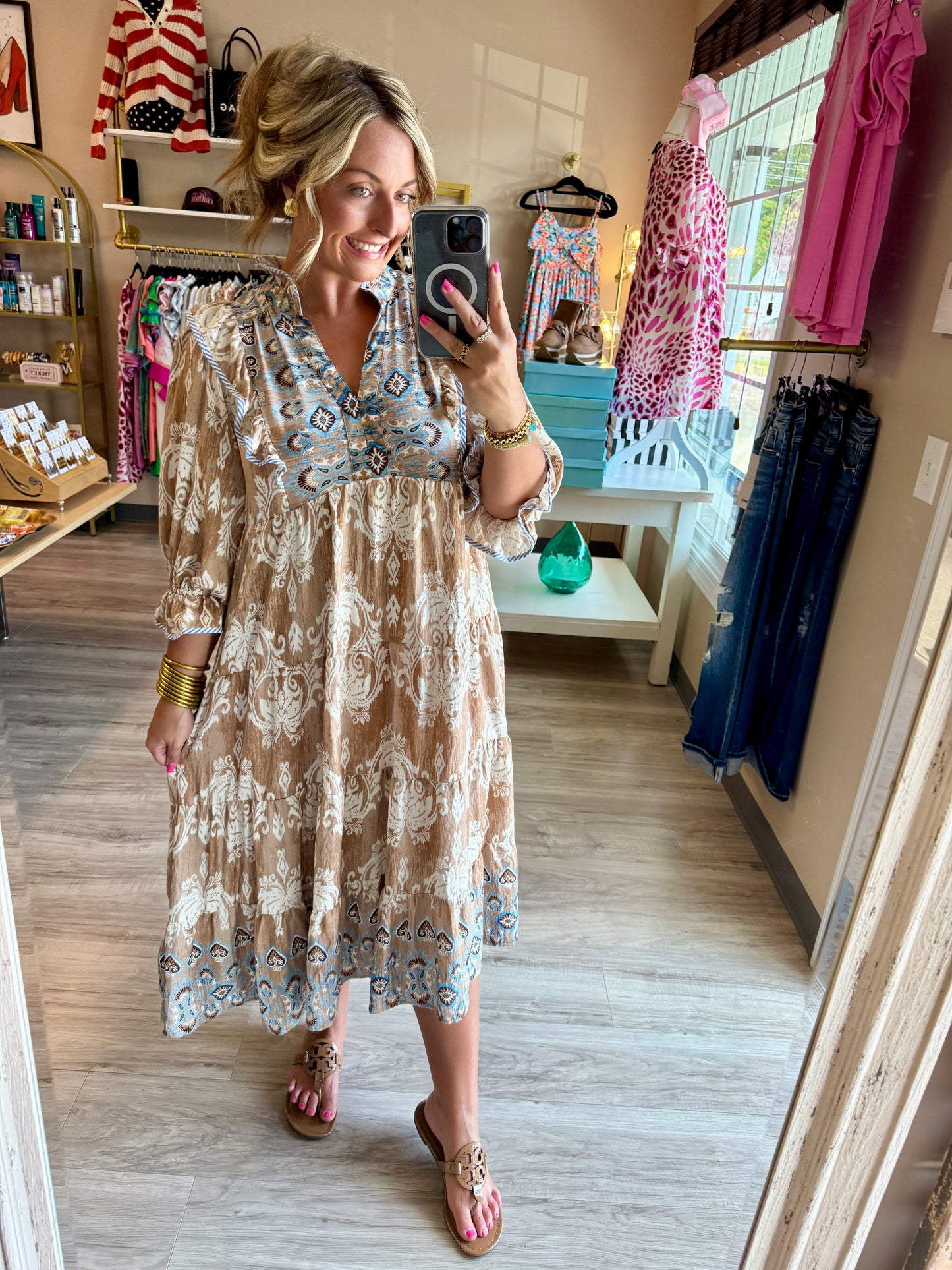 Fall Flow Maxi Dress