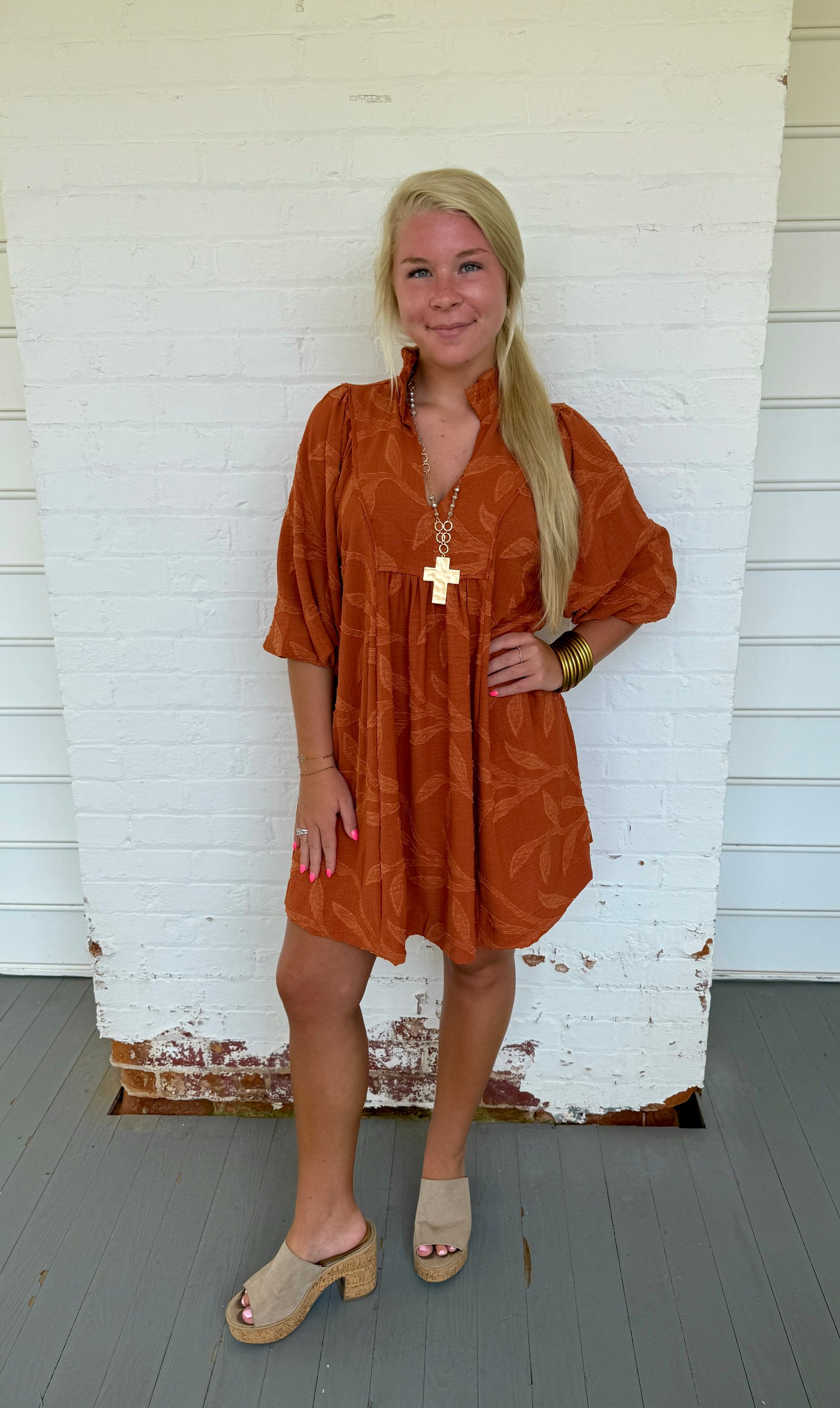 September Rust Dress