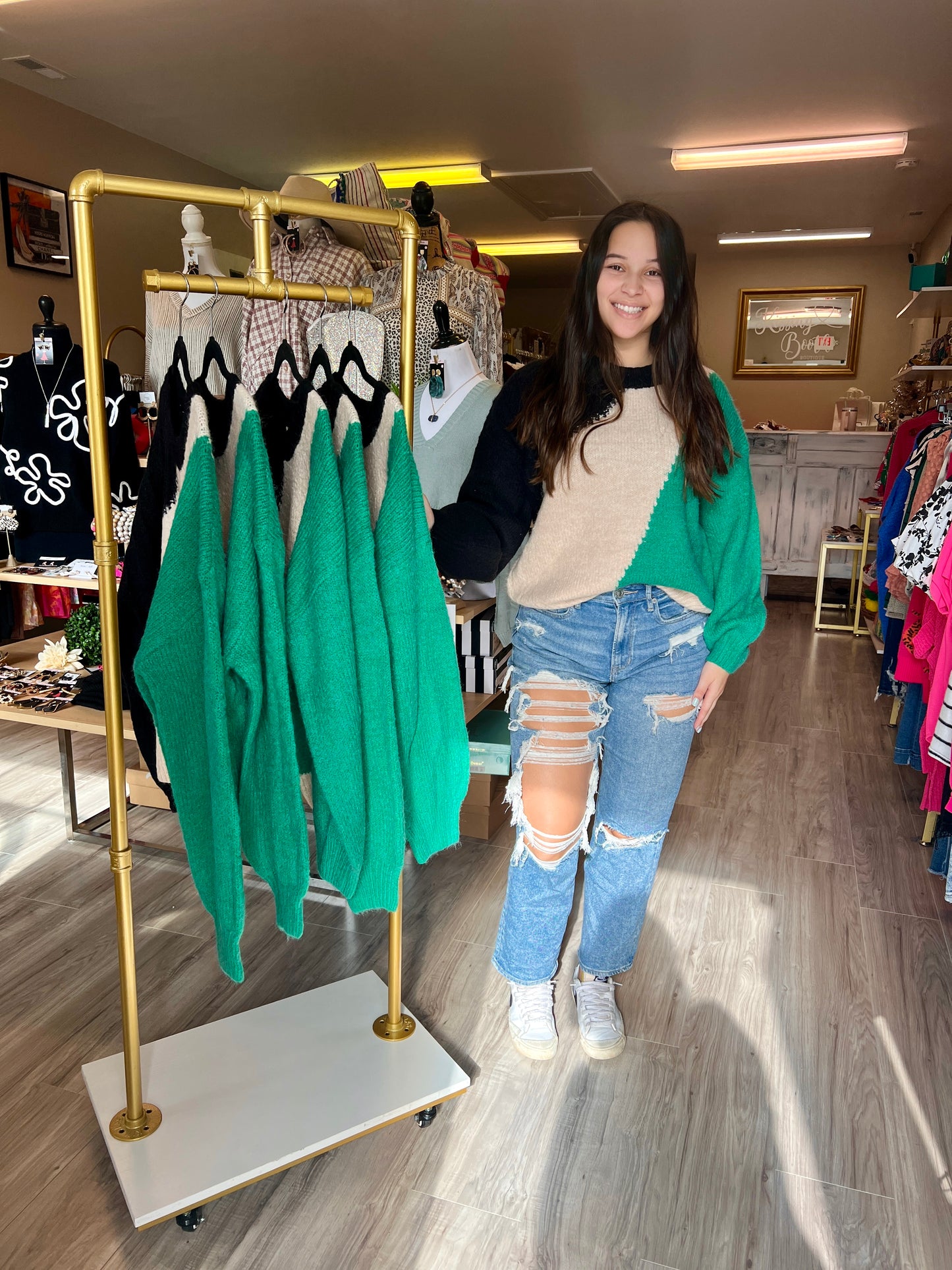 LAST ONE Emerald Sweater - Size M/L