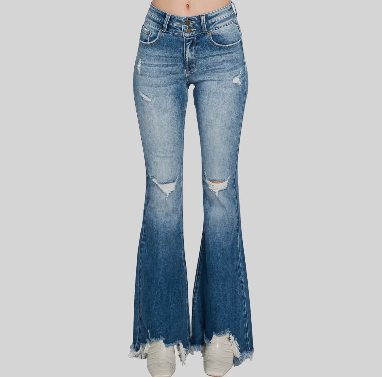 Taylor Flare Jeans - Medium Wash