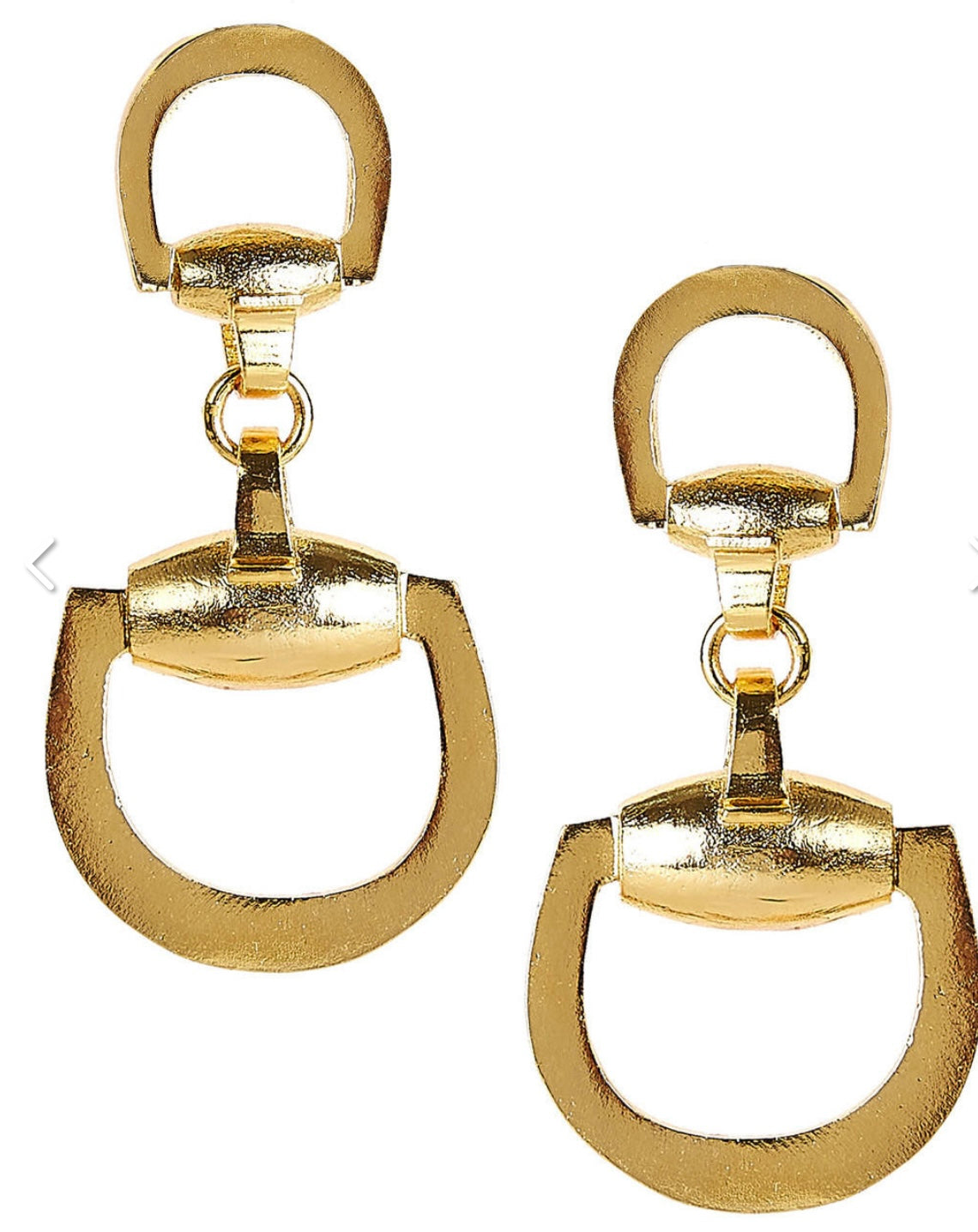 Lisi Lerch Horsebit - Gold Earrings