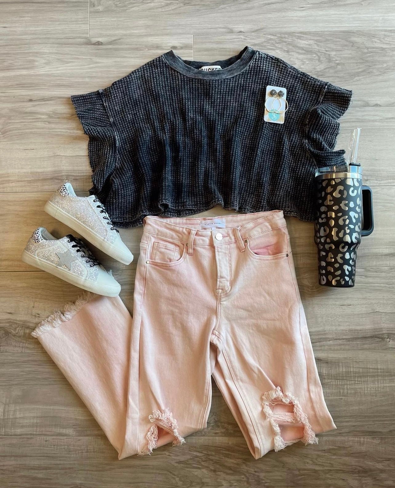 Kyla Waffle Top