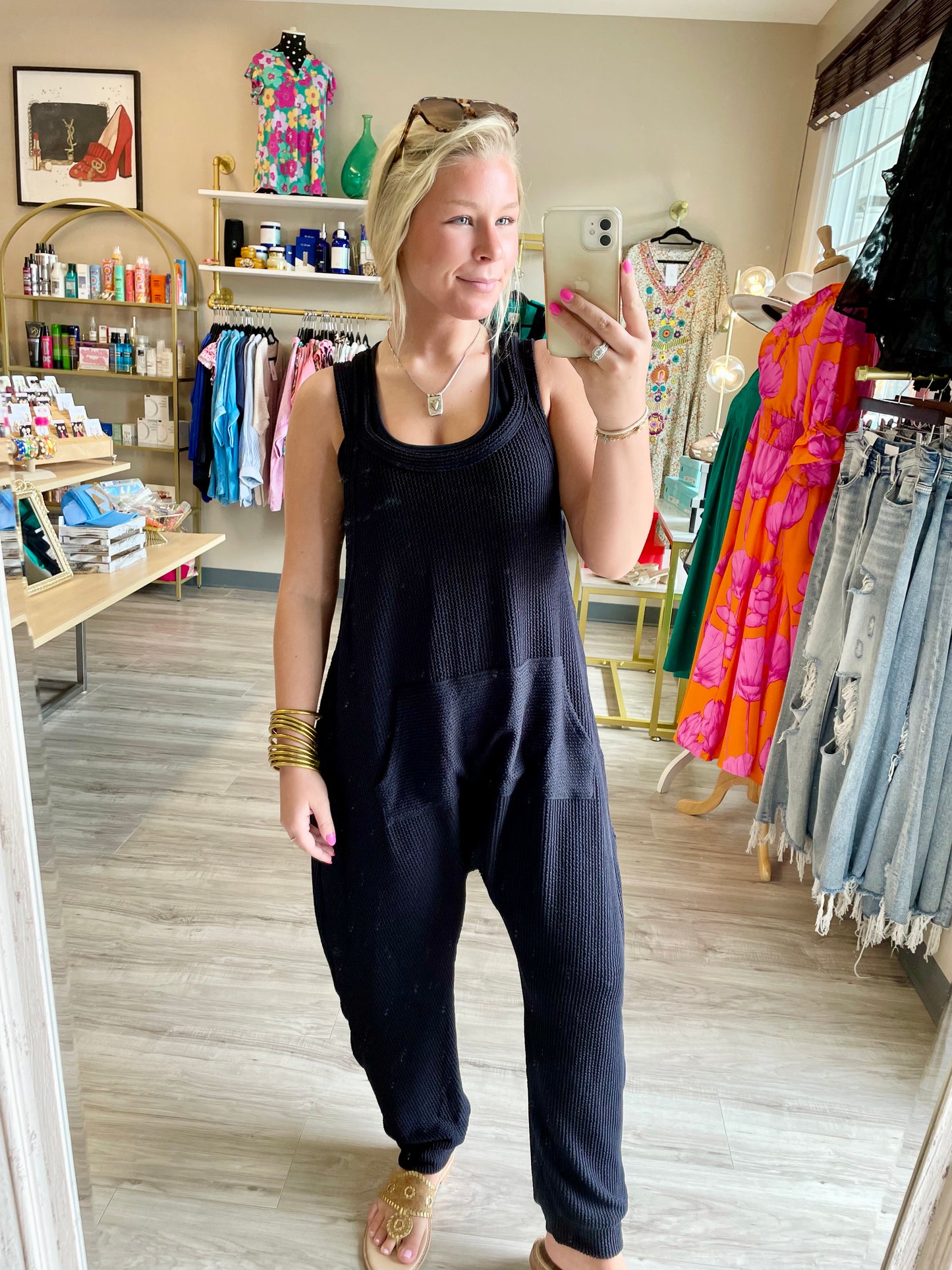 Back To Black Ribbed Romper
