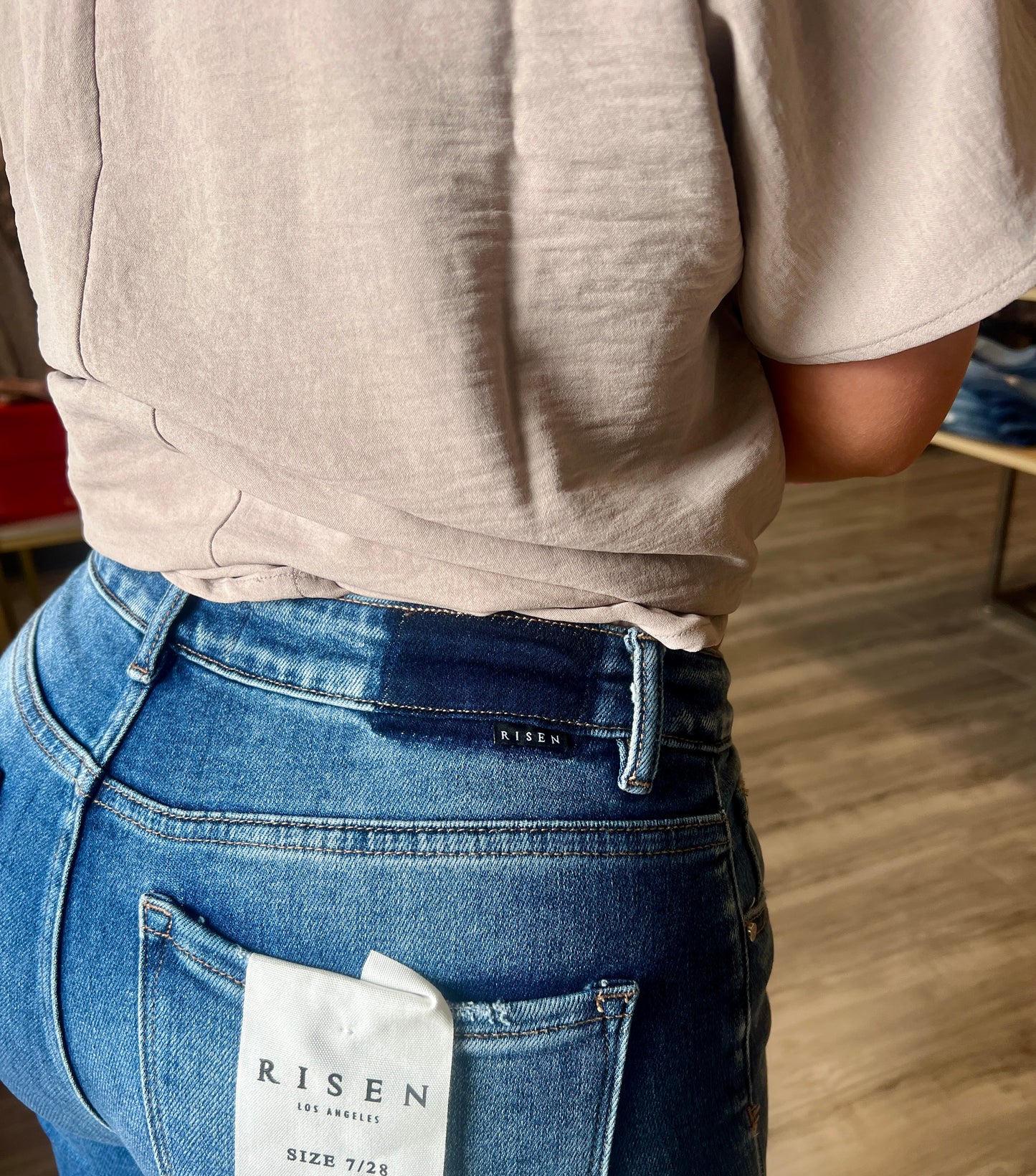 Sunshine On My Mind Mid Rise Cuffed Jeans