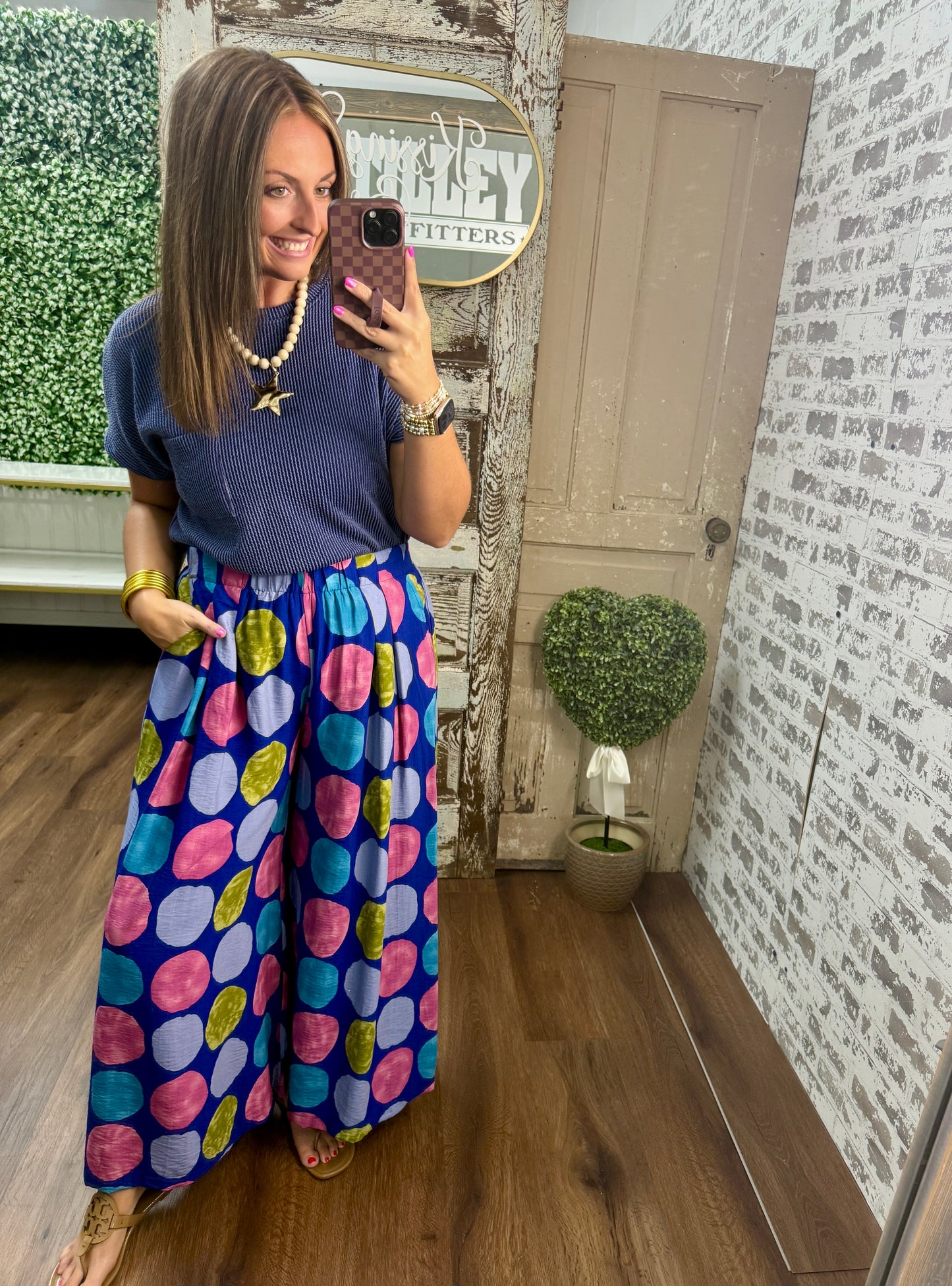 Coastal Dot Pants