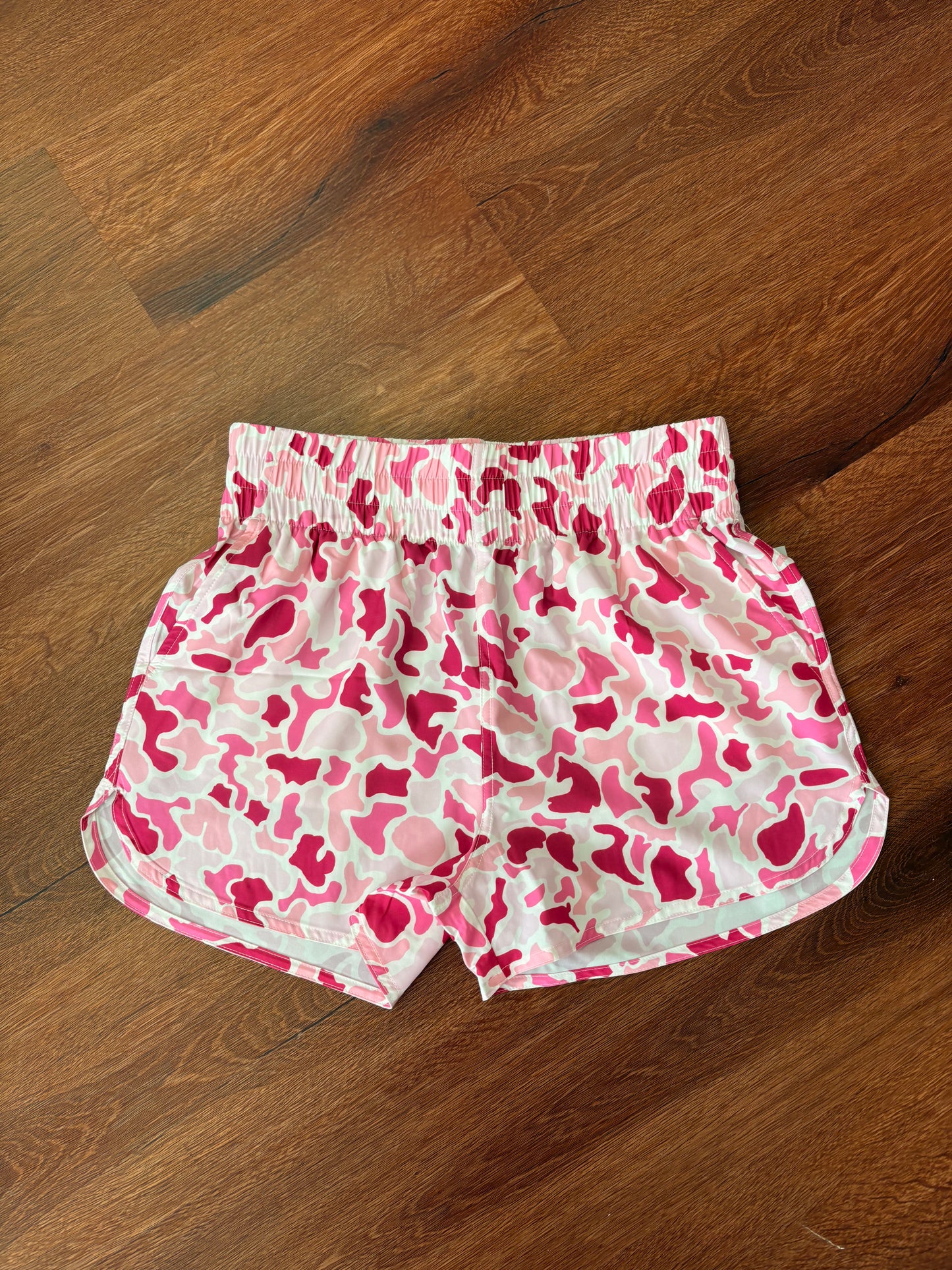 Local Girl High Waisted Volley Shorts- Localflage Pink