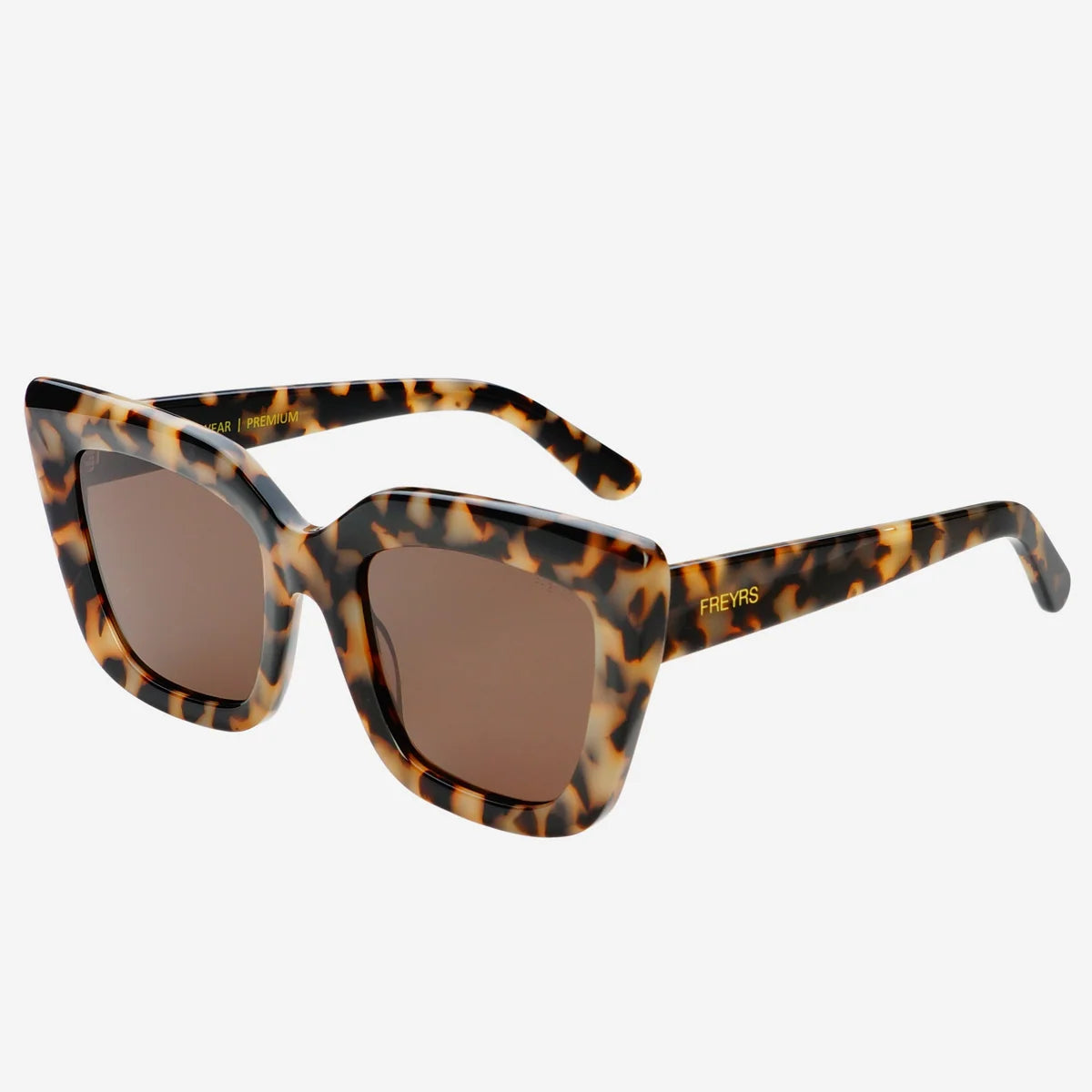 Portofino Acetate Oversized Cat Eye Sunglasses-Milky Tortoise