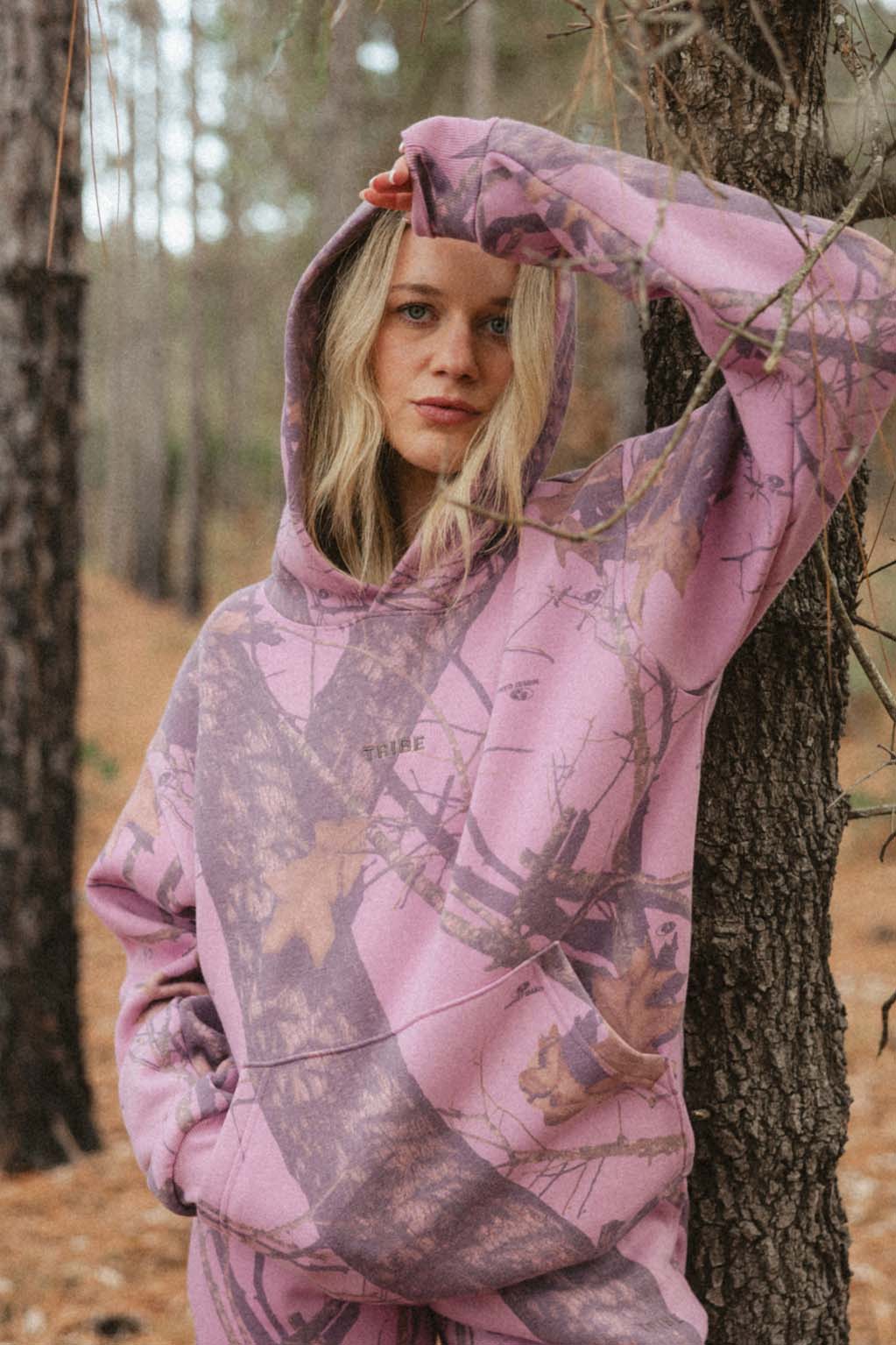 Tribe Kelley Butter Hoodie-Pink Break Up