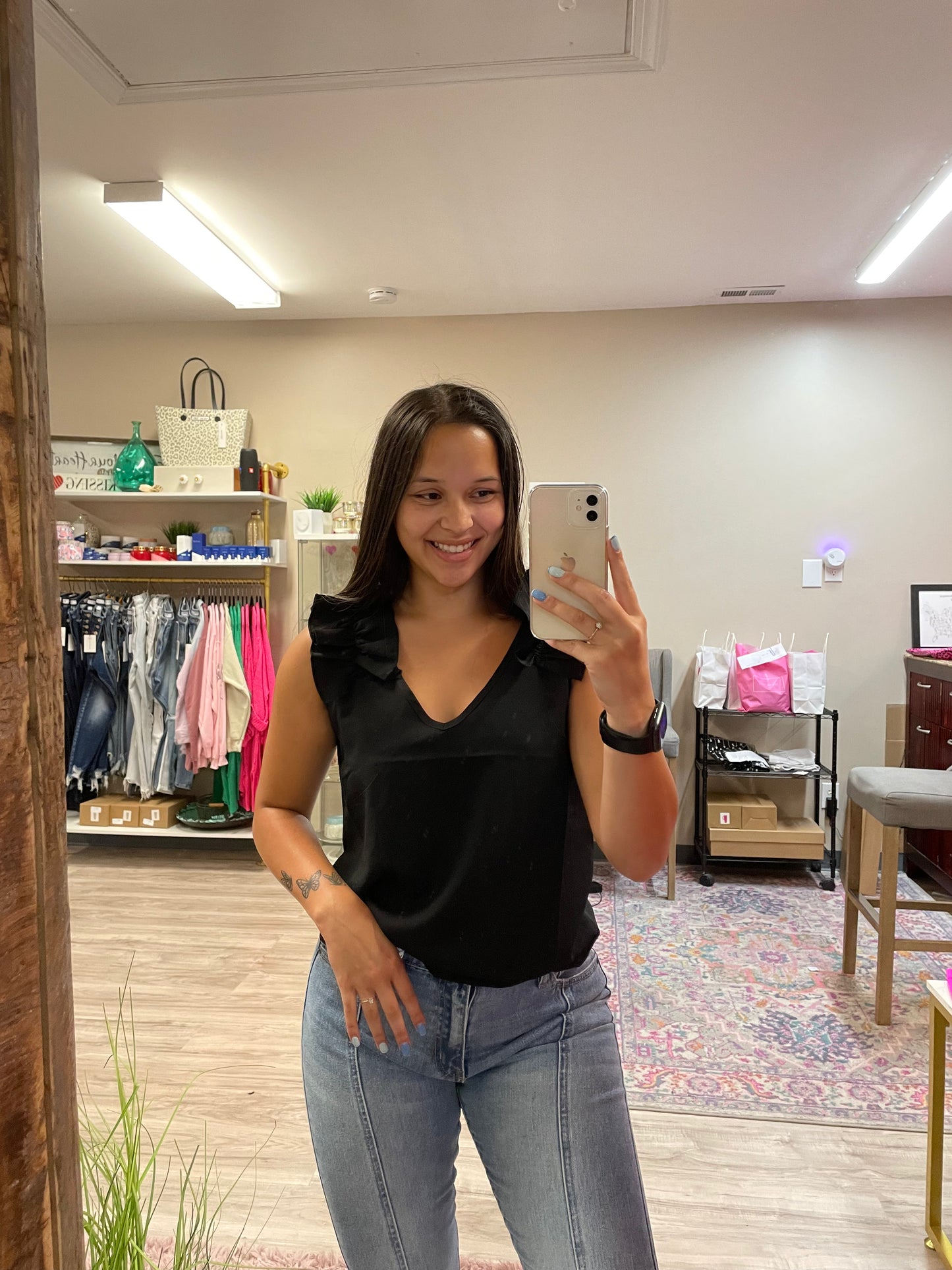 Lizzie Ruffle Top