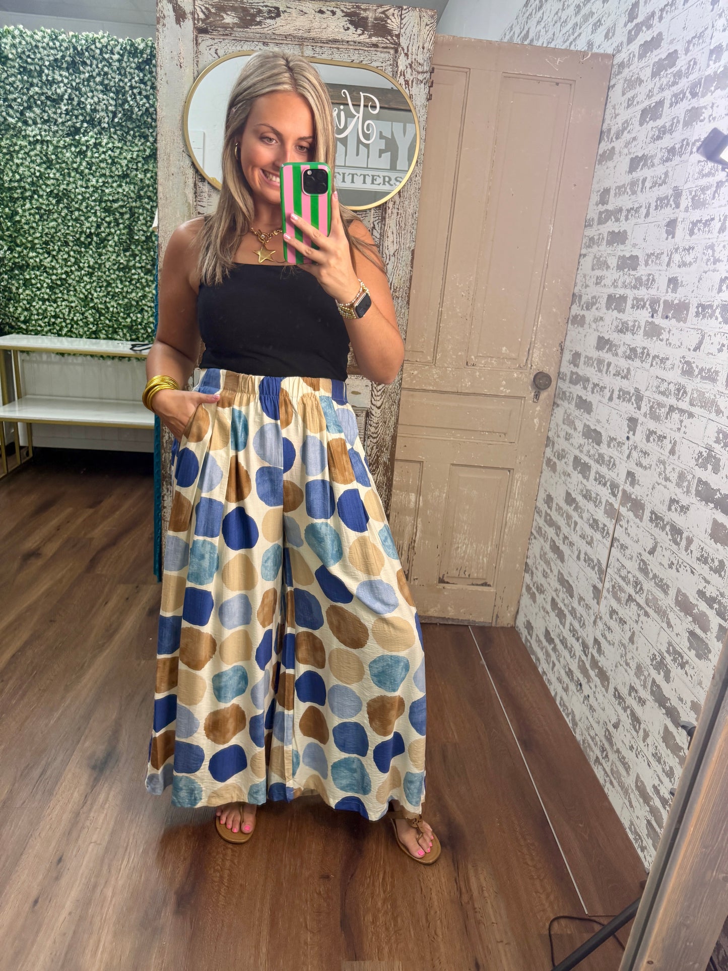 Coastal Dot Pants