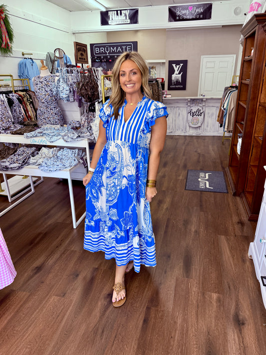 Ocean Breeze Maxi Dress
