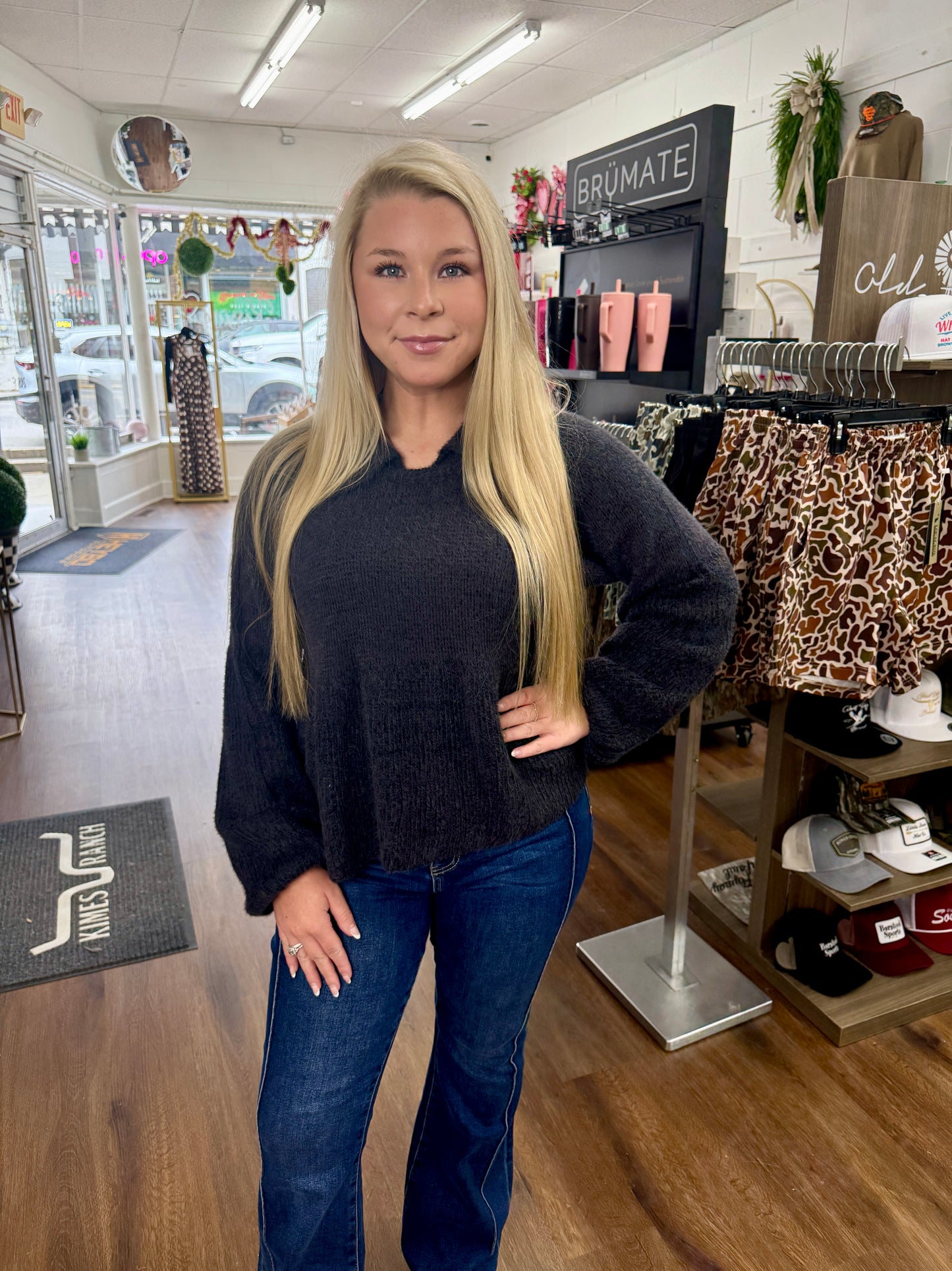Liv Flare Hem Bubble Sweater