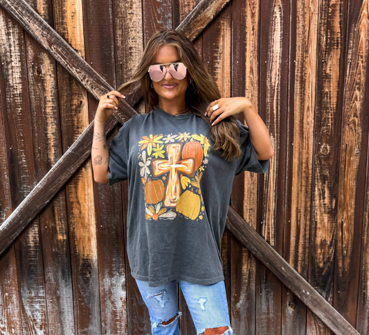 BoHo Cross Pepper Graphic Tee