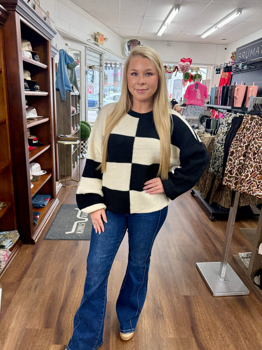 Studio Color Block Sweater