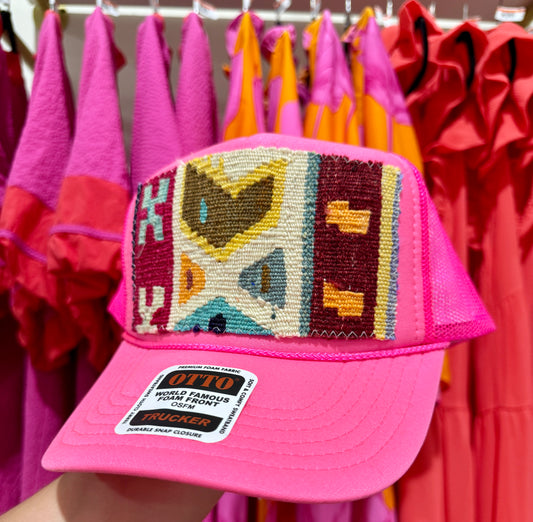 Orijinal Trucker Hat Hot Pink