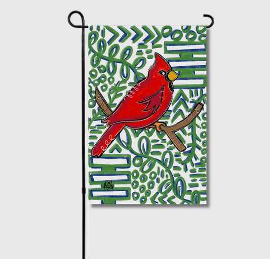 Cardinal Navy & Green Garden Glam