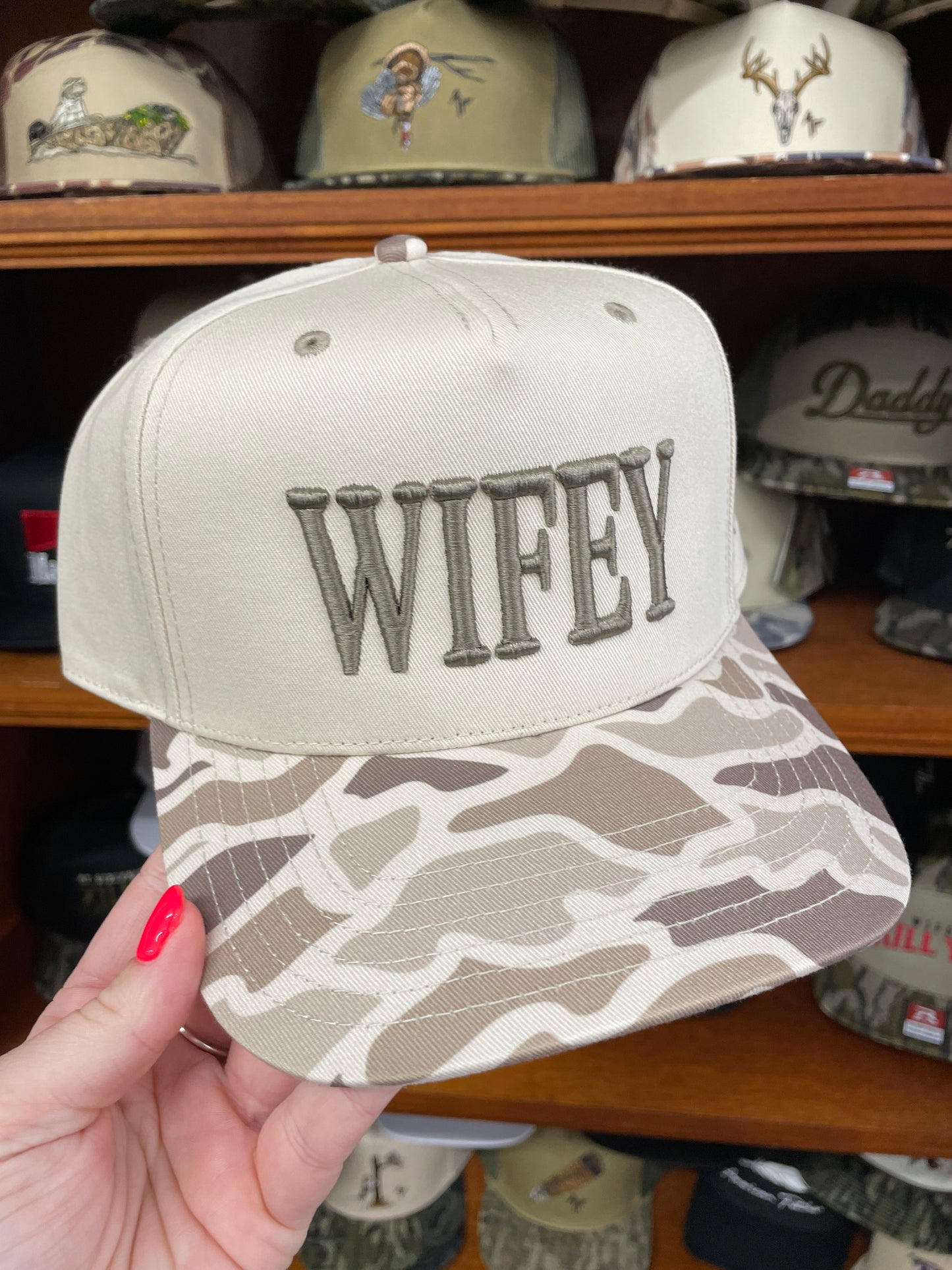 Mad Hatter Wifey Field Camo Hat