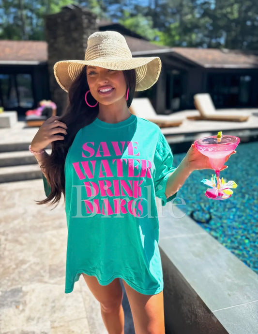 Save Water Drink Margs Graphic Tee