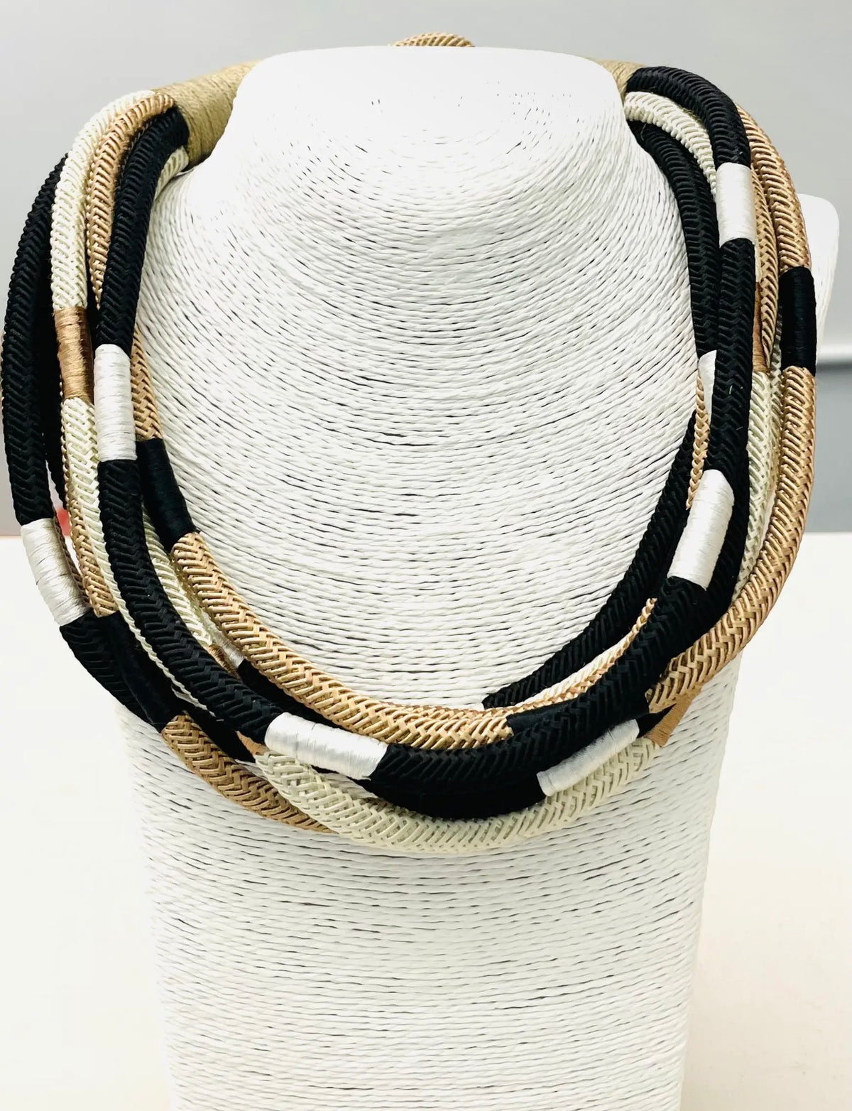 Rope Necklace - Black Multi