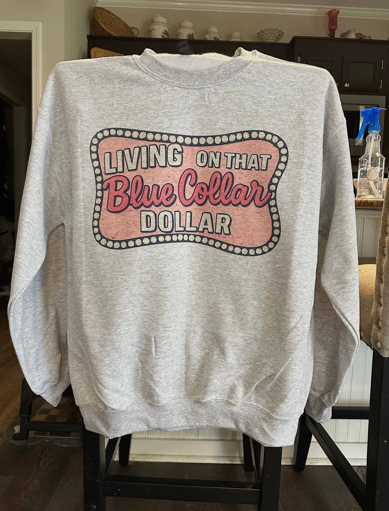 Blue Collar Dollar Crewneck
