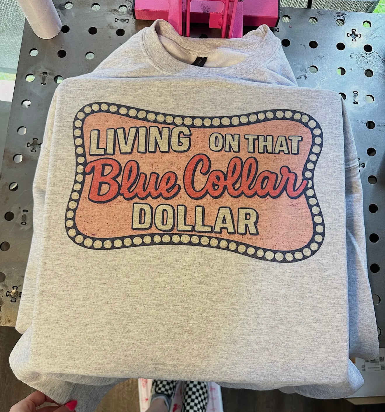 Blue Collar Dollar Crewneck