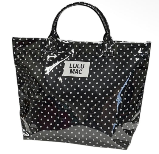 Lulumac Black Polka Dot Tote Bag