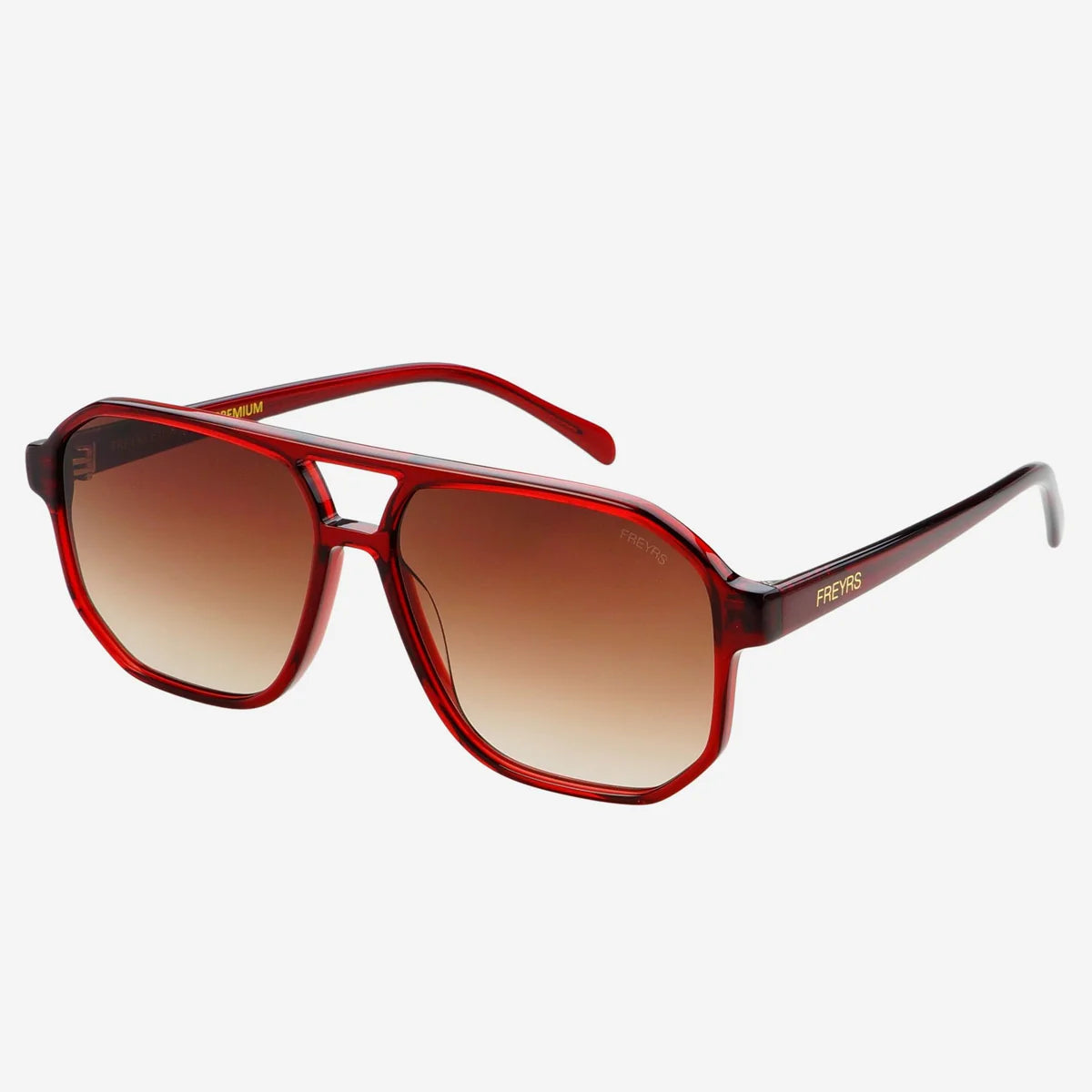 Billie Aviator Sunglasses Dark Cherry