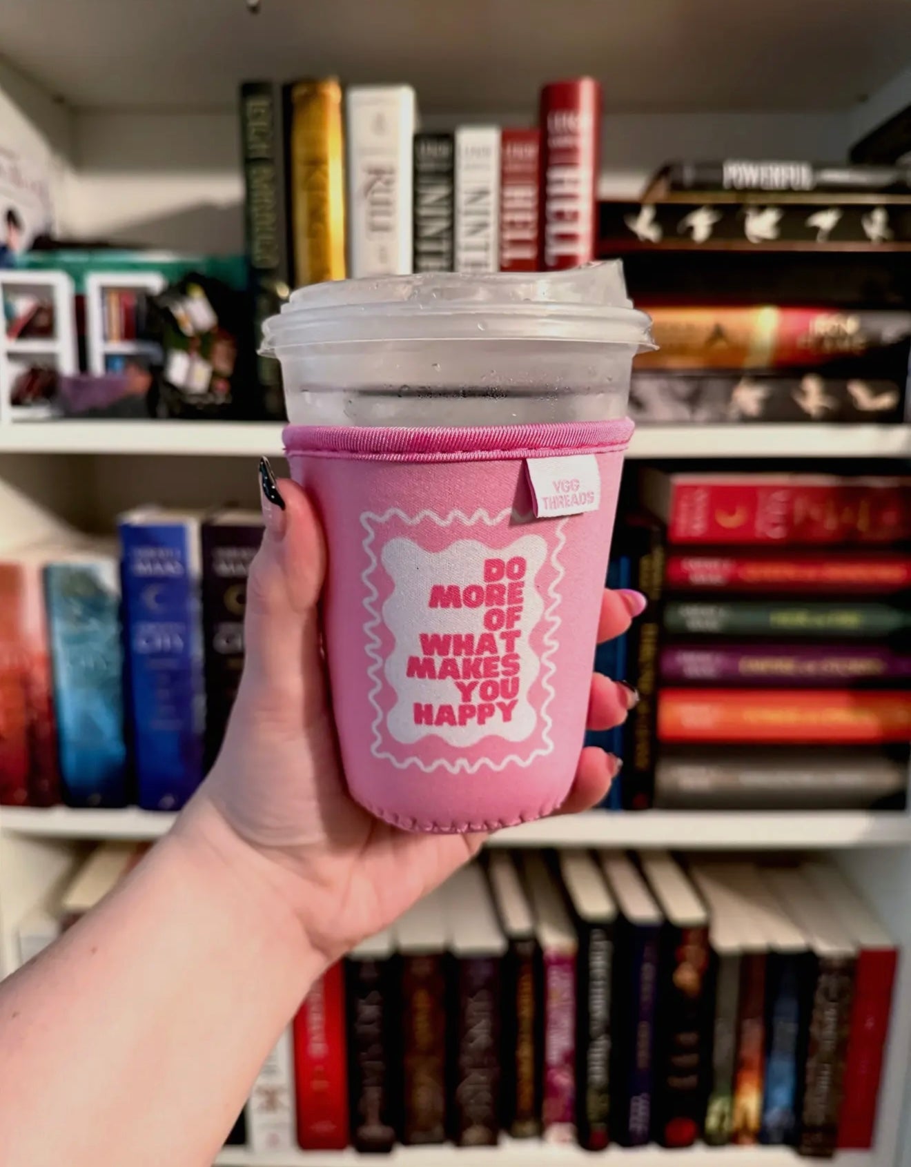 Do More Of What Makes You Happy Iced Coffee Drink Sleeve