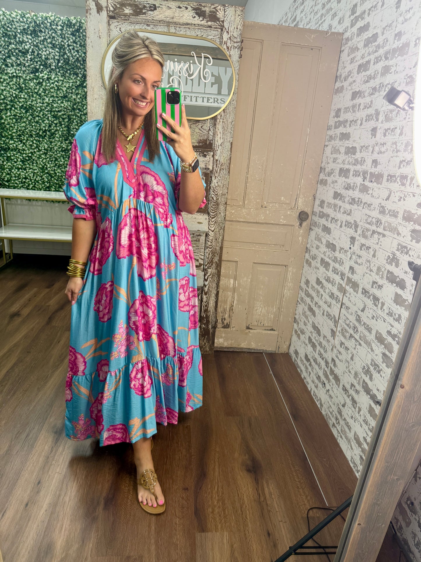 Summer Petals Maxi Dress