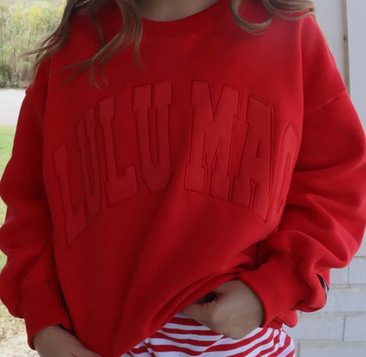 LuluMac Sweatshirt Red
