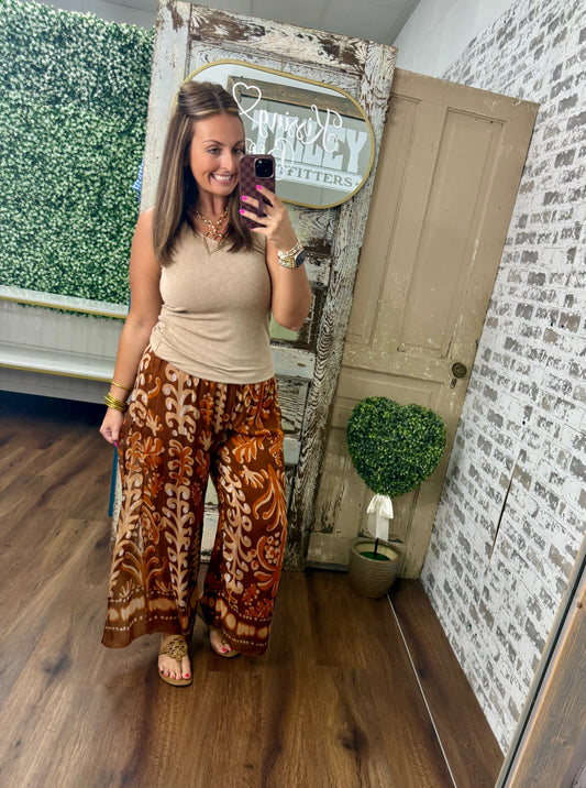 Marisima Printed Pants O/S