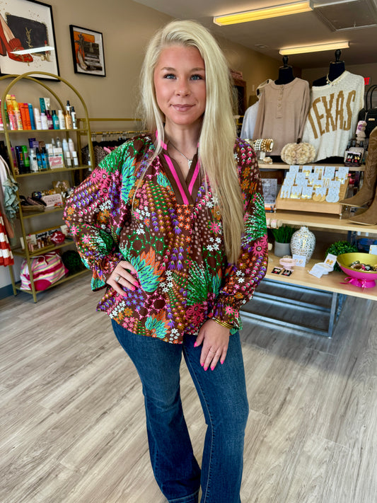 Autumn Bloom Top