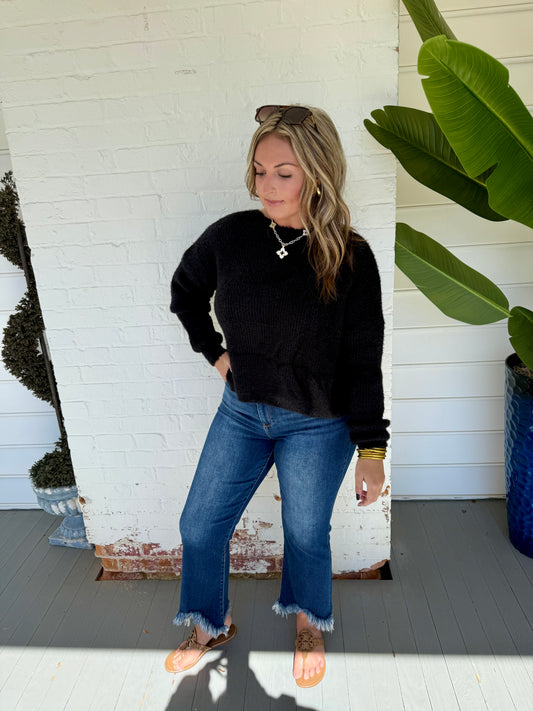 Midnight Twist Sweater
