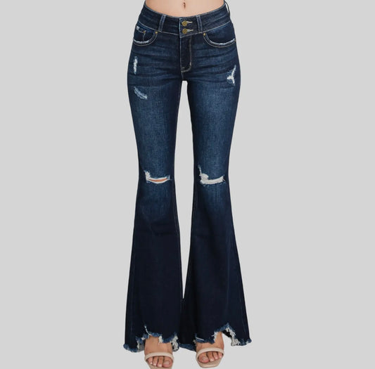 Taylor Flare Jeans - Dark Wash