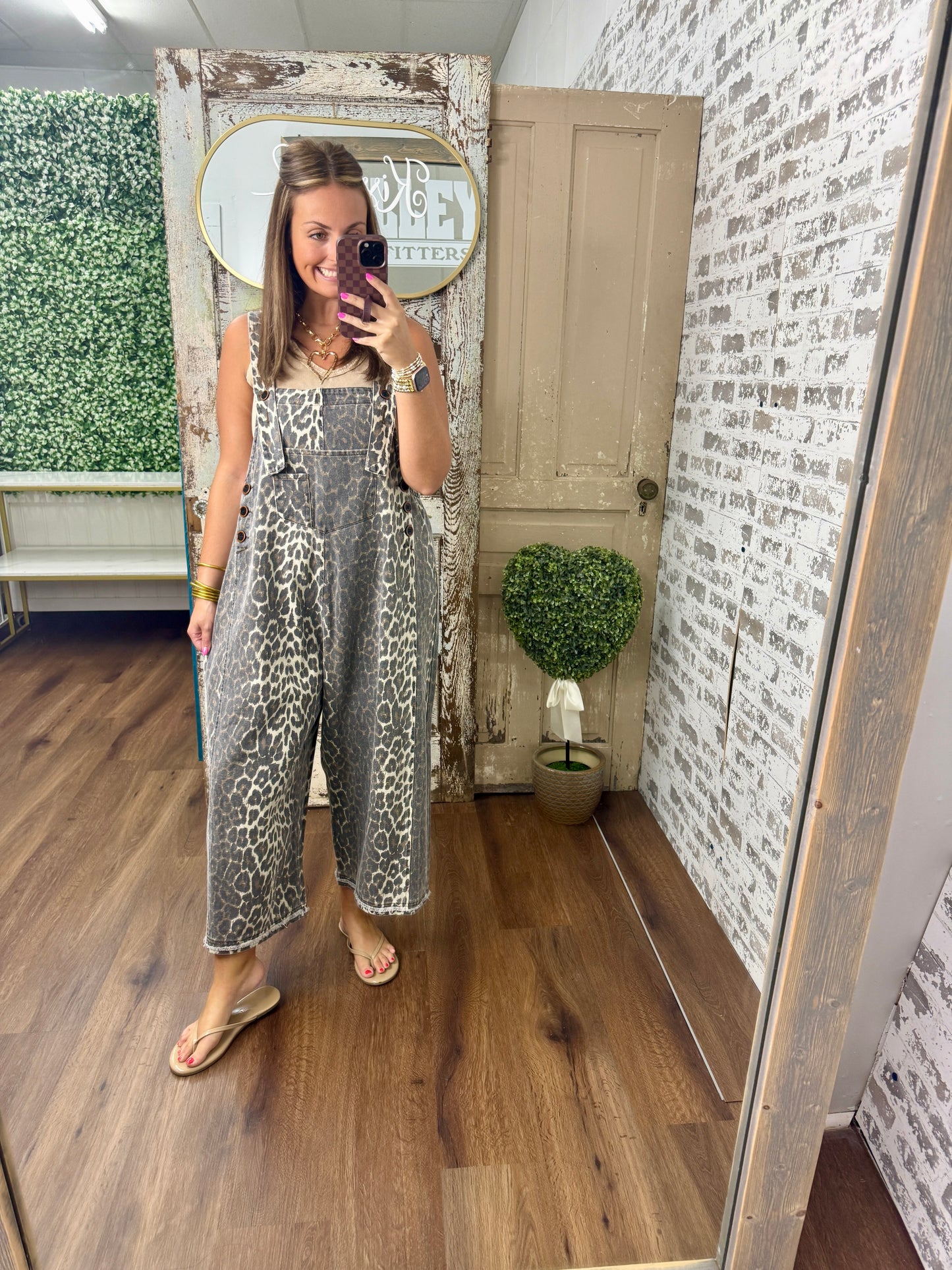 Classic Leopard Overalls