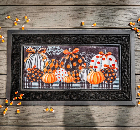 Elegant Patterned Pumpkins Sassafras Switch Mat