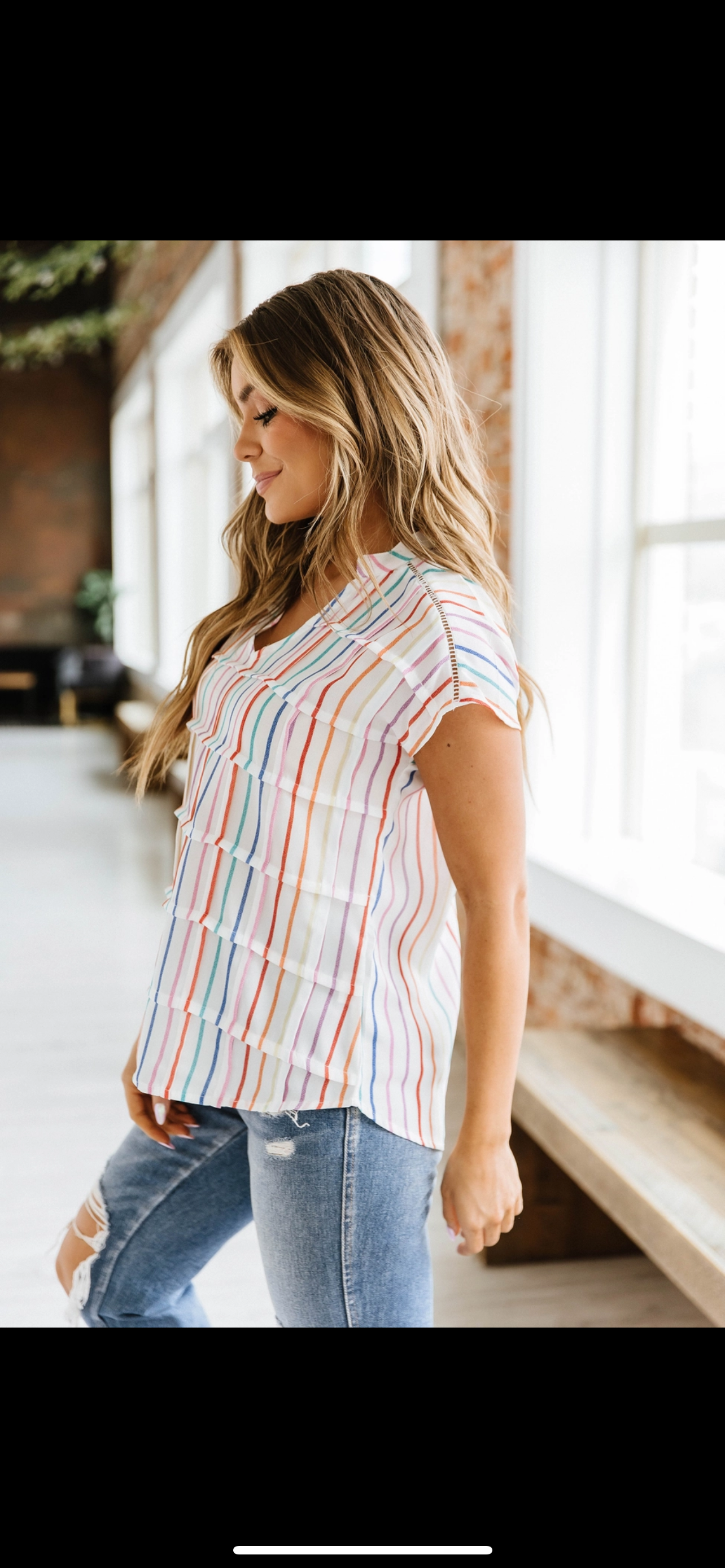 Thea Striped Top