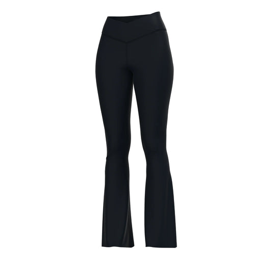 Local Girl Flare Leggings-Black