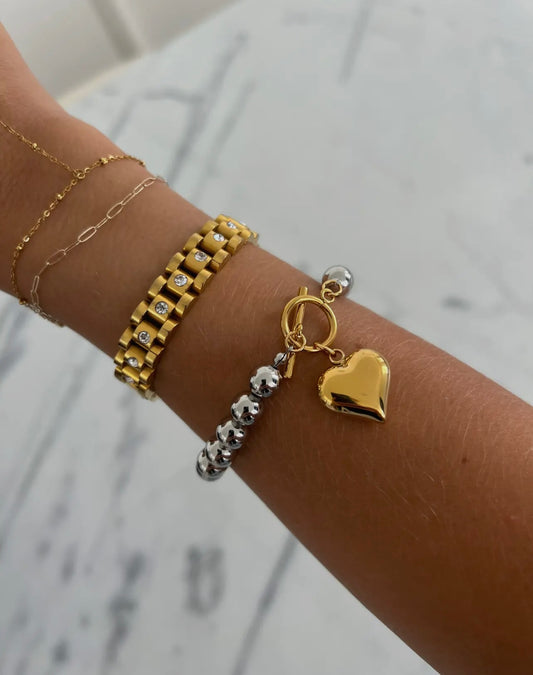 Glam Heart Bracelet