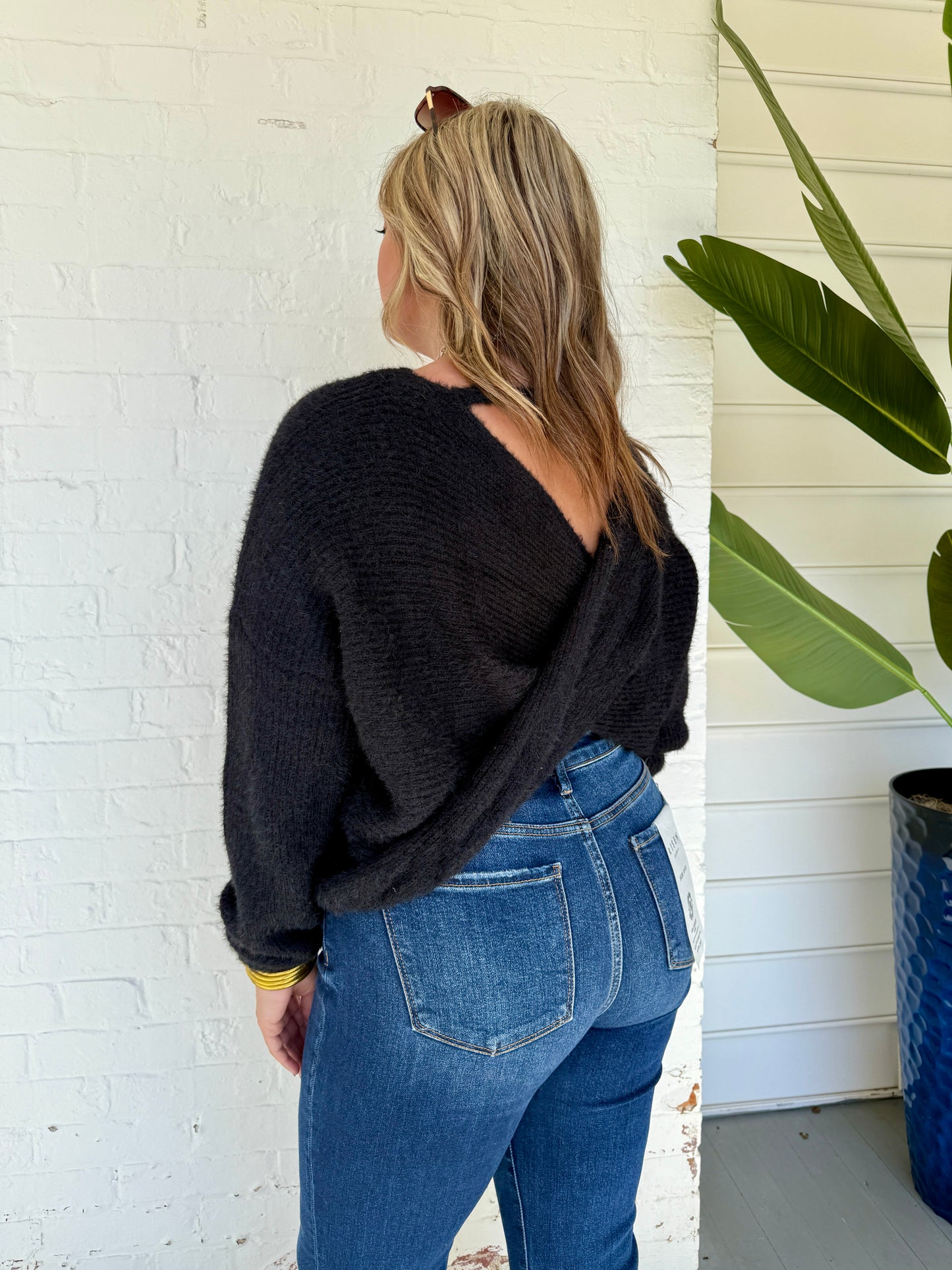Midnight Twist Sweater