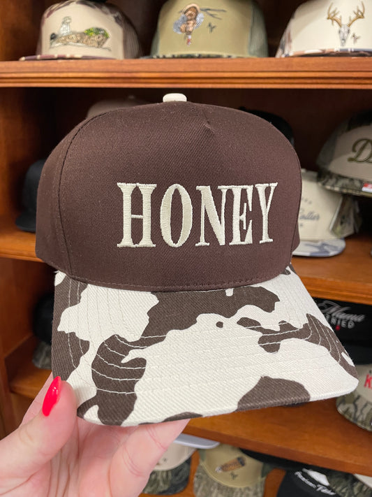 Mad Hatter Honey Cow Print Hat