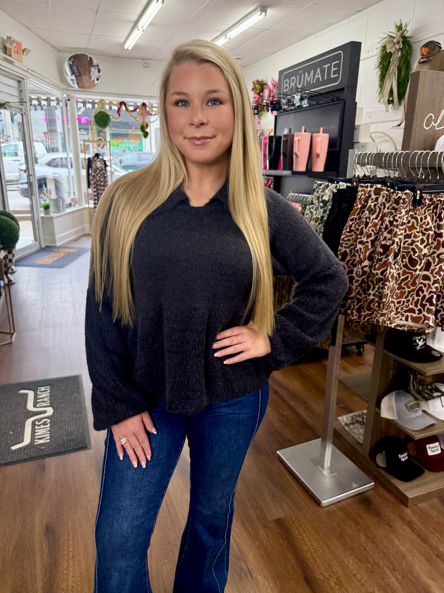 Liv Flare Hem Bubble Sweater