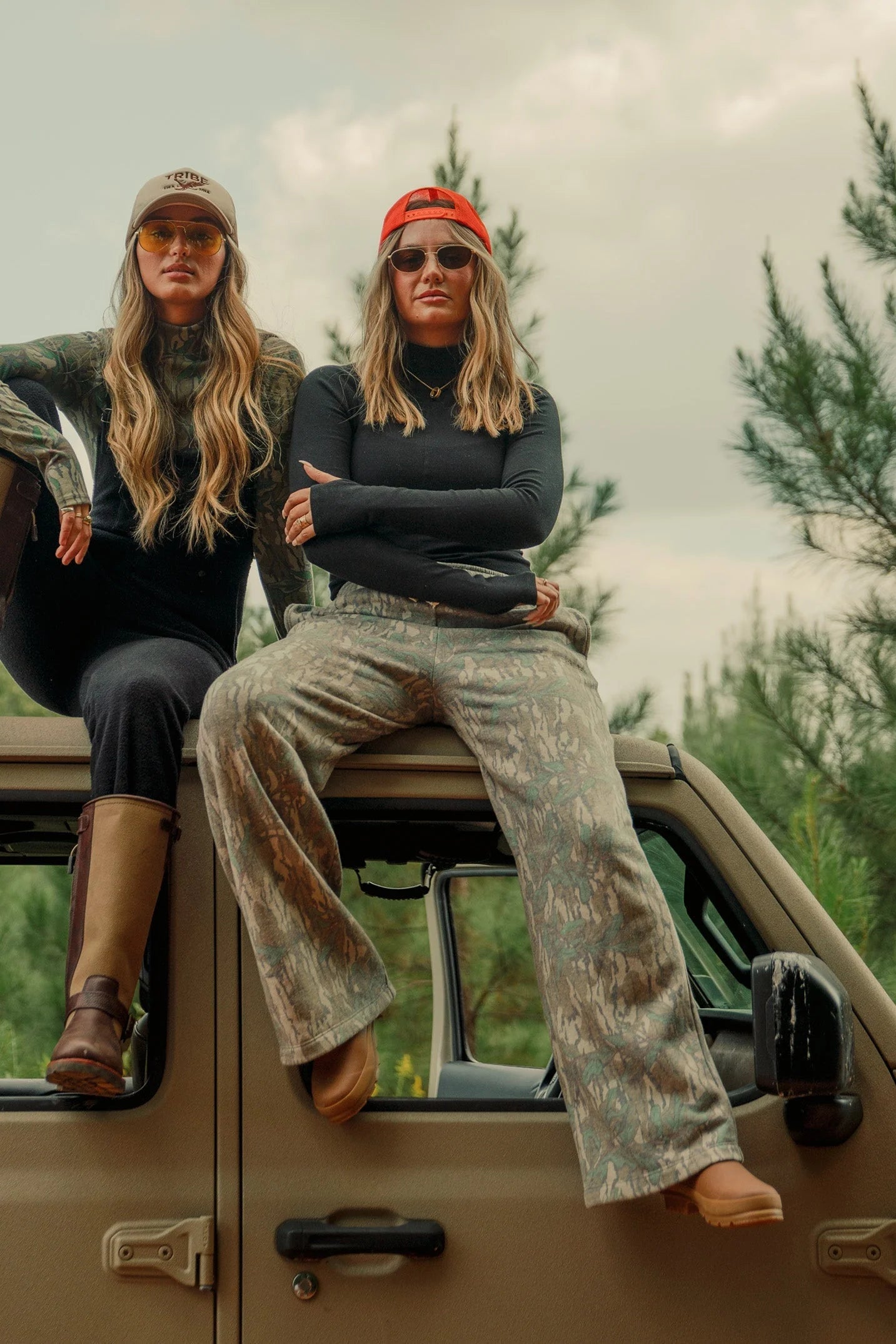 RESTOCK Tribe Kelley Butter Wide Leg - Greenleaf