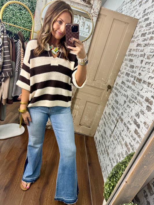Bourbon Stripe Sweater