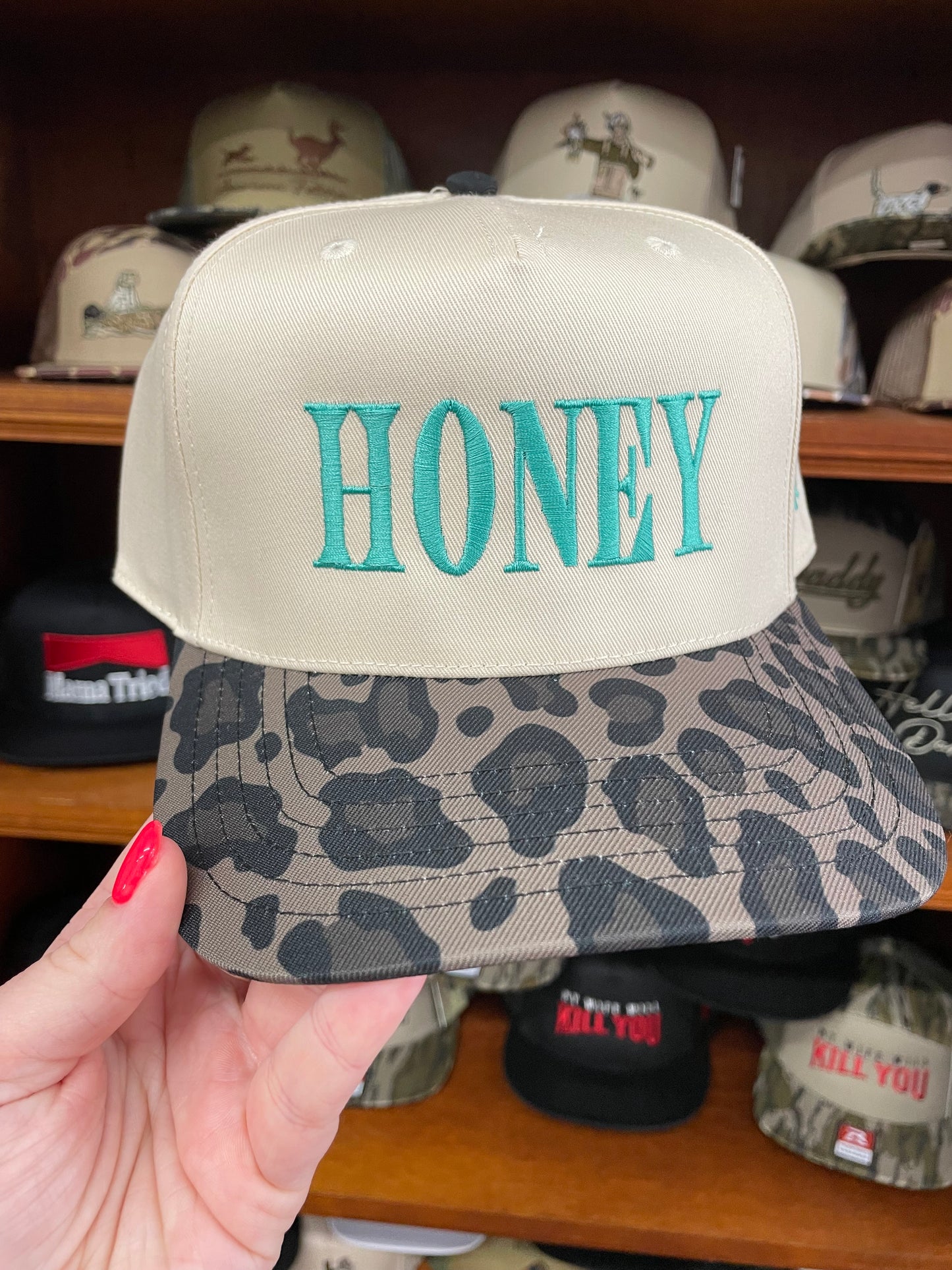 Mad Hatter Honey Leopard Hat