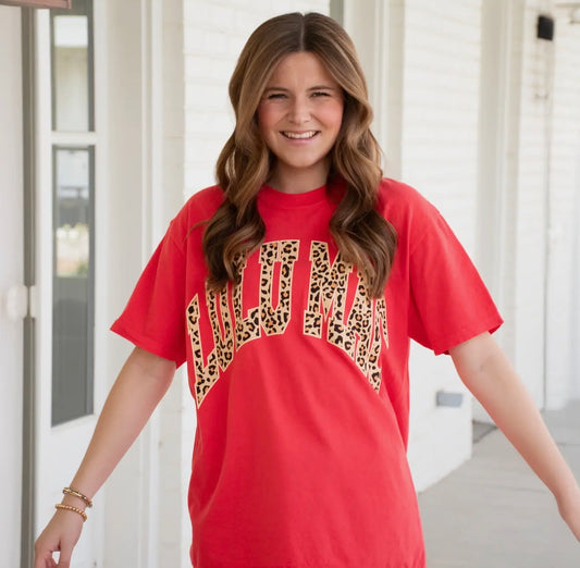 Lulumac Red Leopard Tee